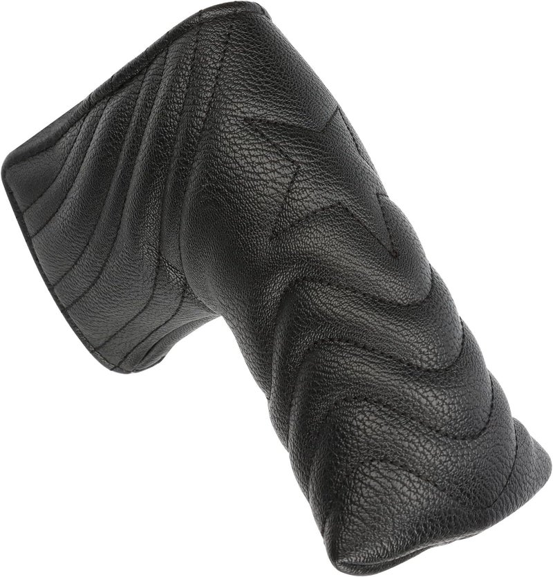 PONADA 4pcs or 1pc Golf Club Head Covers for Woods, Driver, Fairway, Hybrid – Premium PU Leather with Interchangeable Tags & Magnetic Blade and Mallet Putter Covers - Image 1
